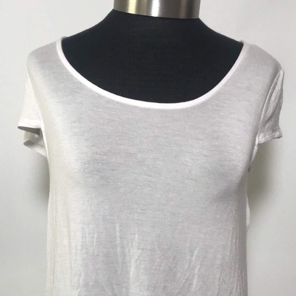 Metaphor Blouse Pleated on the back NWOT White SM